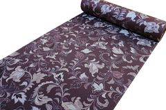 新品 正絹 紋紗 反物 縦ぼかし アラベスク唐草 更紗 手ぼかし 長羽織に 