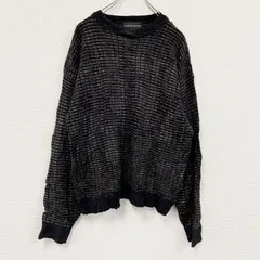 ～00s　croft&barrow　アクリルニットセーター　ヴィンテージ　黒　ブラック　Ｍサイズ　古着【値引き交渉OK！】