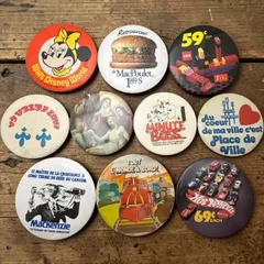 ビンテージ 缶バッジ ミニー ハンバーガー マクドナルド - - 70s ~ 80s 90s 00s -サイズ 0511AF 古着 ビンテージ used vintage 雑貨 小物 プレゼント  p10のサムネイル