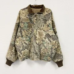 ～90s　Walls　ウォールズ　ブルゾン/スイングトップ　ヴィンテージ　中綿入り　リアルツリーカモ　カーキ　古着【値引き交渉OK！】のサムネイル