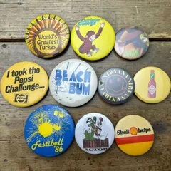 ビンテージ 缶バッジ 広告 バンド ムービー セクシー アメカジ - - 70s ~ 80s 90s 00s -サイズ 0511S 古着 ビンテージ used vintage 雑貨 小物 プレゼント  p10のサムネイル