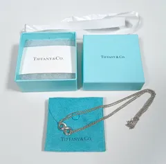 TIFFANY&Co. インフィニティ ダブルチェーン ネックレス SV925 シルバー 約40cm