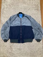 kolor スタジャン ブルゾン アウター レイヤード 21ss - メルカリ