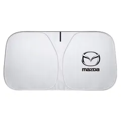 新品 マツダ ロゴ サンシェード 折りたたみ 日よけ UVカット フロントガラスカバー 車用 取付簡単 収納袋付きのサムネイル