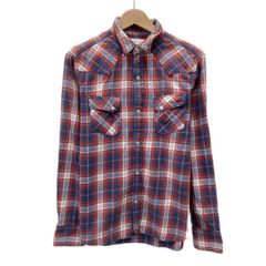 美品】REMI RELIEF チェック柄 花モチーフスタッズ シャツ - メルカリ