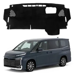 YIMEIDA 【HUD搭載車用】トヨタ ヴォクシー 90系 ダッシュボードマット ノア 90系 ダッシュボードカバー 車種専用 Noah90 Voxy90 アクセサリー 車内 ダッシュボード 保護マット 日焼け防止 インテリア 内装パーツ カスタムパーツ 0