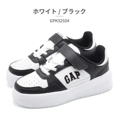 【正規品取扱店･新品 】 GAP ギャップ　ジュニア　厚底スニーカー　GPK52504  WH/BK  (19cm～23cm)のサムネイル