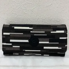 1148　Kipling キプリング 　長財布　お財布　ウォレットケース　ナイロン コインポーチ　ブラック系のサムネイル