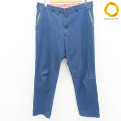 パパス Papas テーパードパンツ ロゴボタン デニム風 メンズ [x1010026]のサムネイル