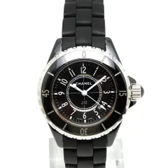 【楠本質店/元住吉】シャネル　CHANEL　J12　H0681　ブラック　セラミック　ラバー　200ｍ防水　レディース　腕時計【中古】のサムネイル