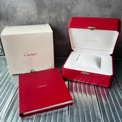 Cartier　カルティエ　時計　ケース　空箱　BOX　外箱付　腕時計用　保証書・取扱説明書付　15×13×7ｃｍのサムネイル