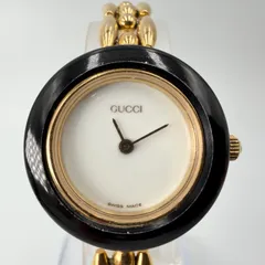 【希少】GUCCI グッチ チェンジベゼル 腕時計 11/12.2 不動品