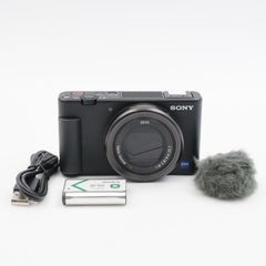 SONY ZV-1 VLOGCAM 美品 元箱付 ウインドスクリーン付とおまけ - メルカリ