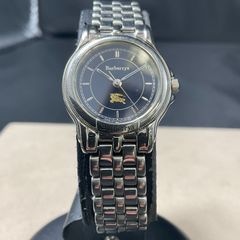 新品電池】Burberrys 腕時計 稼働 コンビ クオーツ 3針 バーバリー
