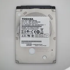【中古動作品】TOSHIBA 2.5インチ 7mm HDD SATA(Serial ATA) 320GB MQ01ABF032 使用時間 3899時間のサムネイル