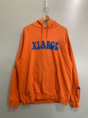 XLARGE パーカー オレンジ パイルロゴ エスポワールひろと着用 - メルカリ