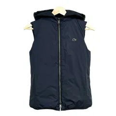 Lacoste(ラコステ) ダウンベスト サイズ34 S レディース - ダークネイビー 冬/秋/リバーシブル