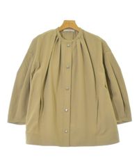 mint designs ノーカラージャケット ベージュ - メルカリ