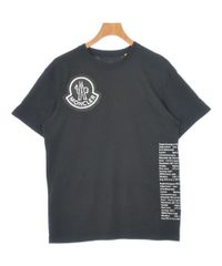 【極美品】】MONCLER 幾何学的なアニマルプリント 半袖Tシャツ ネイビー 極美品】】MONCLER 幾何学的なアニマルプリント 半袖Tシャツ ネイビー