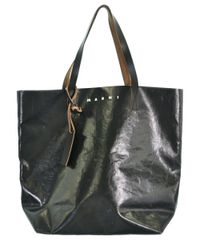 MARNI トートバッグ バイカラー PVC レザーハンドル マルニ - メルカリ