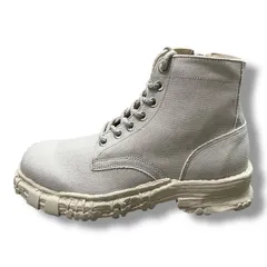 参考上代41800円 未使用 MIHARA YASUHIRO RHINE Canvas Boots キャンバス ブーツ  ミハラヤスヒロ S14FW708 グレー 41 26cm （6789M）のサムネイル
