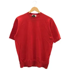 UNFOLLOW (アンフォロー) cotton wool knit tee 25080684000010 レッド 2