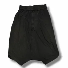 参考上代35200円 JULIUS 15SS シームドクロッチパンツ ハーフパンツ イージーショーツ ユリウス 497PAM42 ブラック 1 （15535M）のサムネイル