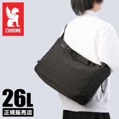 クローム ニュースペーパー メッセンジャー ブラック スエード 26L