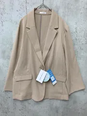 新品 Honeys ハニーズ GLACIER ８分袖テーラード ジャケット sizeL/ベージュ ■◇ レディース