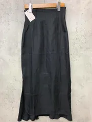 展示品■Louere ルエレ ハイウエストヘリンボーンスリットマーメイド スカート sizeS/黒 ■■ レディース