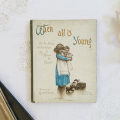 1880s-1890s 優しい挿絵の深い味わい- イギリスのアンティーク詩絵本
