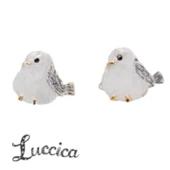 ルチカ イヤリング ピンクロビンとシマエナガ LU-2002-25 luccica 2604のサムネイル