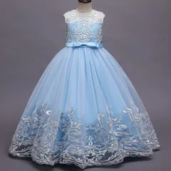 ドレス パーティー 即購入OK 誕生日 子ども 結婚式  発表会 ロングドレス 子供ドレス 発表会ドレス ワンピース ドレス キッズ 女の子 お姫様 ジュニアドレス ピアノ 入#mpkfi