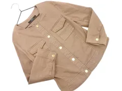 VICKY ビッキー ノーカラー ジャケット size2/ベージュ ■◇ レディースのサムネイル