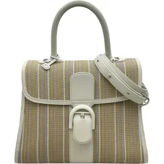デルヴォー DELVAUX ブリヨンMM ホワイト/マルチカラー レザー レディース ハンドバッグのサムネイル