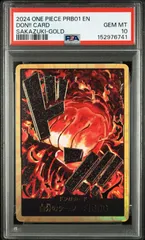 【PSA10・ワンオーナー】金ドン サカヅキ ワンピースカード
