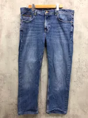 TOMMY HILFIGER トミーヒルフィガー STRAIGHT FIT デニムパンツ size38/32/ブルー系 ■■ メンズ