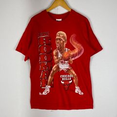 90s PRO PLAYER USA製 デニス ロッドマン Tシャツ L - メルカリ