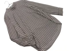 BASILE28 バジーレ28 ストライプ ブラウス シャツ size9/グレー ■◇ レディースのサムネイル