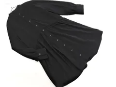 VIS ビス バンドカラー チュニック シャツ ワンピース sizeF/黒 ■◇ レディースのサムネイル
