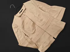 ANAYI アナイ リネン混 ノーカラー ジャケット size36/ベージュ ■◇ レディースのサムネイル