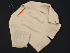 SunaUna スーナウーナ ノーカラー ジャケット size40/ベージュ ■◇ レディースのサムネイル