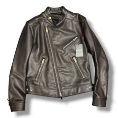 FIXER F1 セミダブルライダースジャケット 未使用品 FIXER 26SS F1 セミダブルライダース レザージャケット
