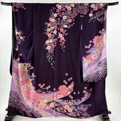 難あり　正絹お振袖　久保耕　久美すがた　未仕立て品　ヤケあり 難あり 正絹お振袖 久保耕 久美すがた 未仕立て品 ヤケあり - メルカリ