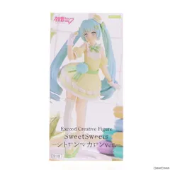初音ミク キャラクター・ボーカル・シリーズ01 初音ミク Exc∞d Creative Figure SweetSweets-シトロンマカロンver.- フィギュア プライズ(AMU-PRZ16601) フリュー