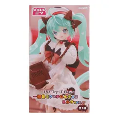 初音ミク キャラクター・ボーカル・シリーズ01 初音ミク Trio-Try-iT Figure-初音ミク×チロルチョコ ミルクver.- フィギュア プライズ(AMU-PRZ20427) フリュー