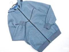 NIKE ナイキ ジップアップ パーカー sizeM/青 ■◇ メンズ