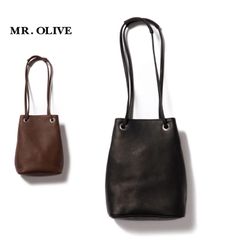 MR. OLIVE レザー バックパック ブラウンME629 Brown - メルカリ
