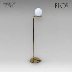 FLOS フロス IC LIGHTS F1 10 ANNIVERSARY アイシー エフワン 10アニバーサリー フロアライト 24K Gold 25年製 ミケーレ・アナスタシアデス 定価29万のサムネイル