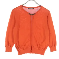 美品 VIVIENNE TAM ヴィヴィアンタム 日本製 龍 長袖 カーディガン 0 オレンジ レディース 古着のサムネイル